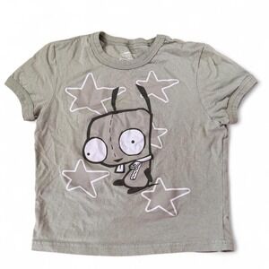 Invader Zim green baby tee